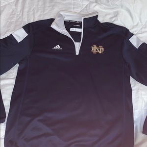 Notre Dame Adidas Quarter Zip